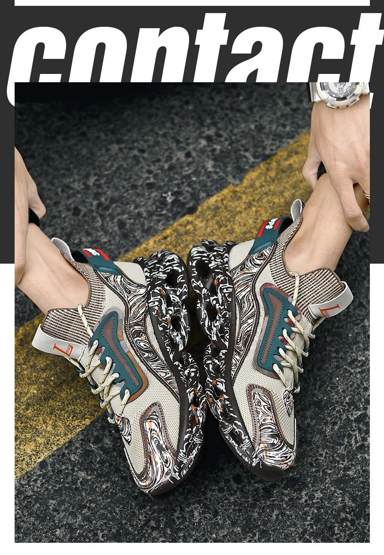 Herenschoenen Sneakers Heren tenis Luxe schoenen Heren vrijetijdsschoenen Trainer Race Ademende schoenen mode loafers loopschoenen voor heren