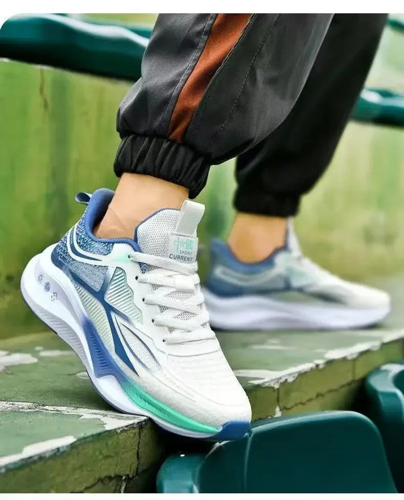 Hardloop- en wandelschoenen voor heren - Veterschoenen, lichtgewicht, comfortabele en ademende tennissneakers
