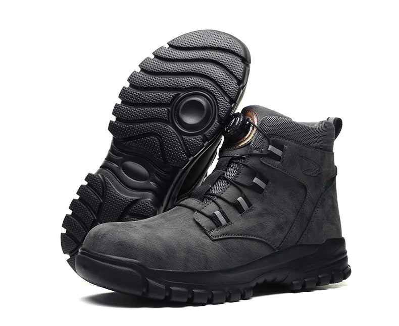 Waterdichte Veiligheidslaarzen Mannen Onverwoestbare Stalen Neus Werklaarzen Anti-smash Steekwerende Veiligheidsschoenen Biker Botas Para Hombre