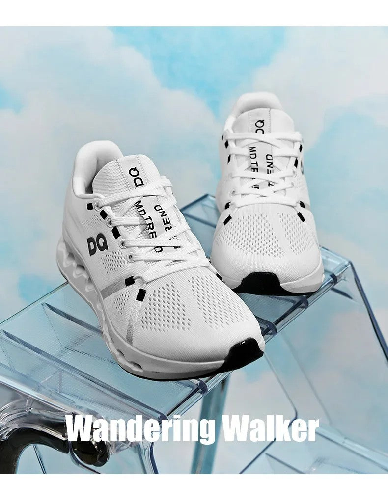 Men Casual Sports Running Shoes Marathon Air Cushion Breathable Lightweight Men Comfortable Athletic Nonskid Sneakers Outdoor