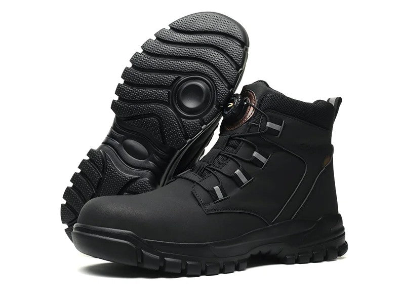 Waterdichte Veiligheidslaarzen Mannen Onverwoestbare Stalen Neus Werklaarzen Anti-smash Steekwerende Veiligheidsschoenen Biker Botas Para Hombre