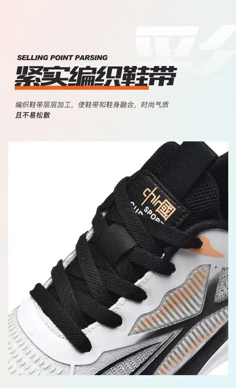 Hardloop- en wandelschoenen voor heren - Veterschoenen, lichtgewicht, comfortabele en ademende tennissneakers