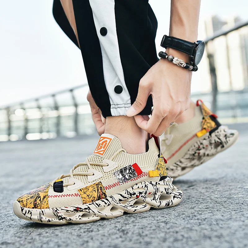 Schoenen heren Sneakers Mannelijke casual herenschoenen tenis Luxe schoenen Trainer Race Ademende schoenen mode loafers loopschoenen voor heren