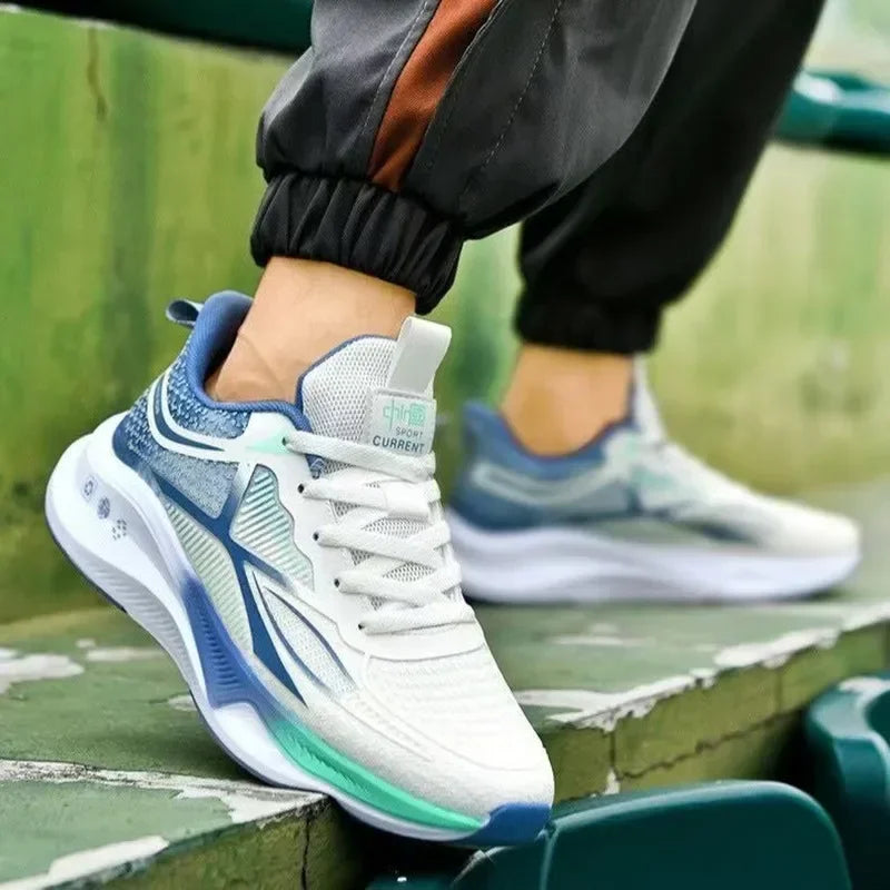 Hardloop- en wandelschoenen voor heren - Veterschoenen, lichtgewicht, comfortabele en ademende tennissneakers