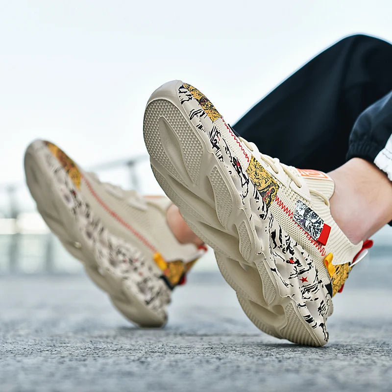 Schoenen heren Sneakers Mannelijke casual herenschoenen tenis Luxe schoenen Trainer Race Ademende schoenen mode loafers loopschoenen voor heren