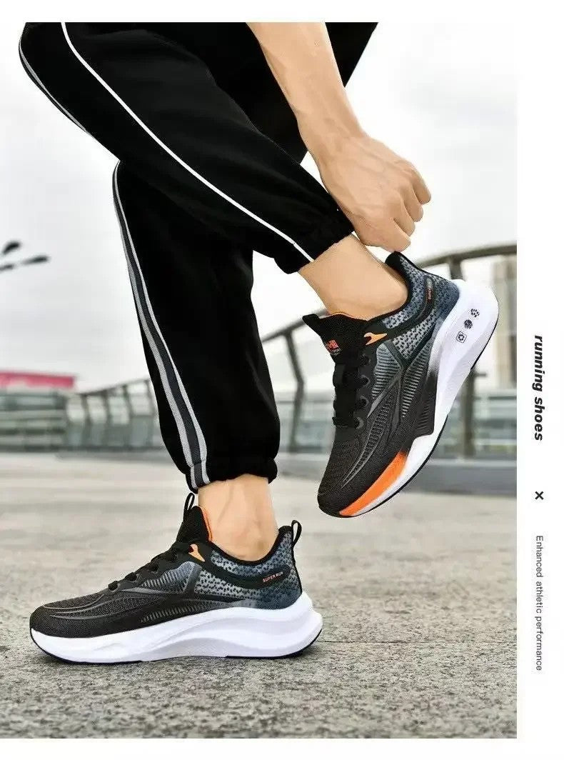 Hardloop- en wandelschoenen voor heren - Veterschoenen, lichtgewicht, comfortabele en ademende tennissneakers