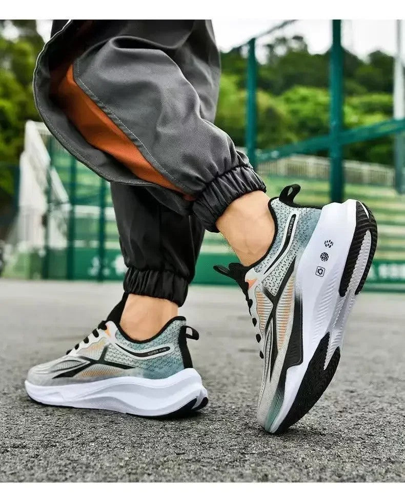 Hardloop- en wandelschoenen voor heren - Veterschoenen, lichtgewicht, comfortabele en ademende tennissneakers