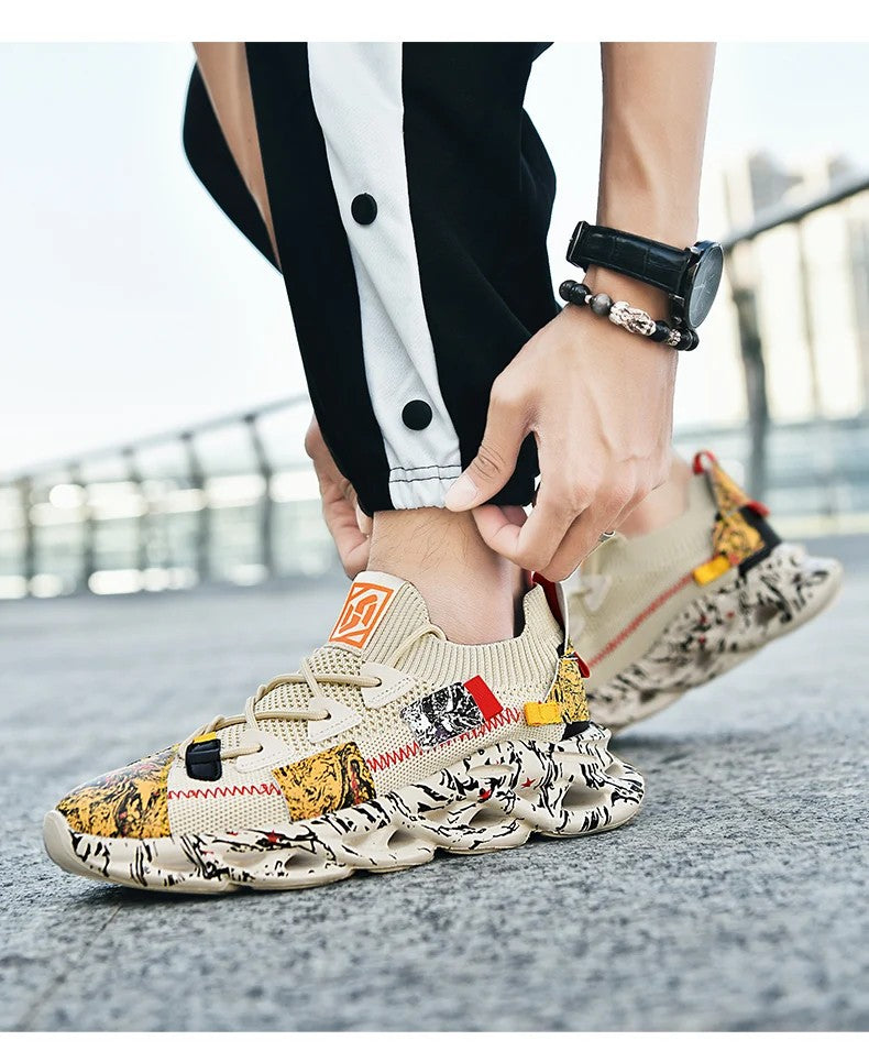 Schoenen heren Sneakers Mannelijke casual herenschoenen tenis Luxe schoenen Trainer Race Ademende schoenen mode loafers loopschoenen voor heren