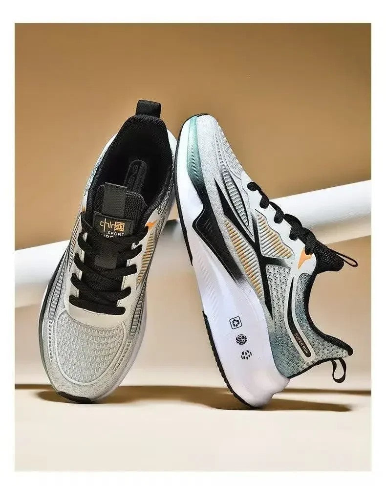 Hardloop- en wandelschoenen voor heren - Veterschoenen, lichtgewicht, comfortabele en ademende tennissneakers