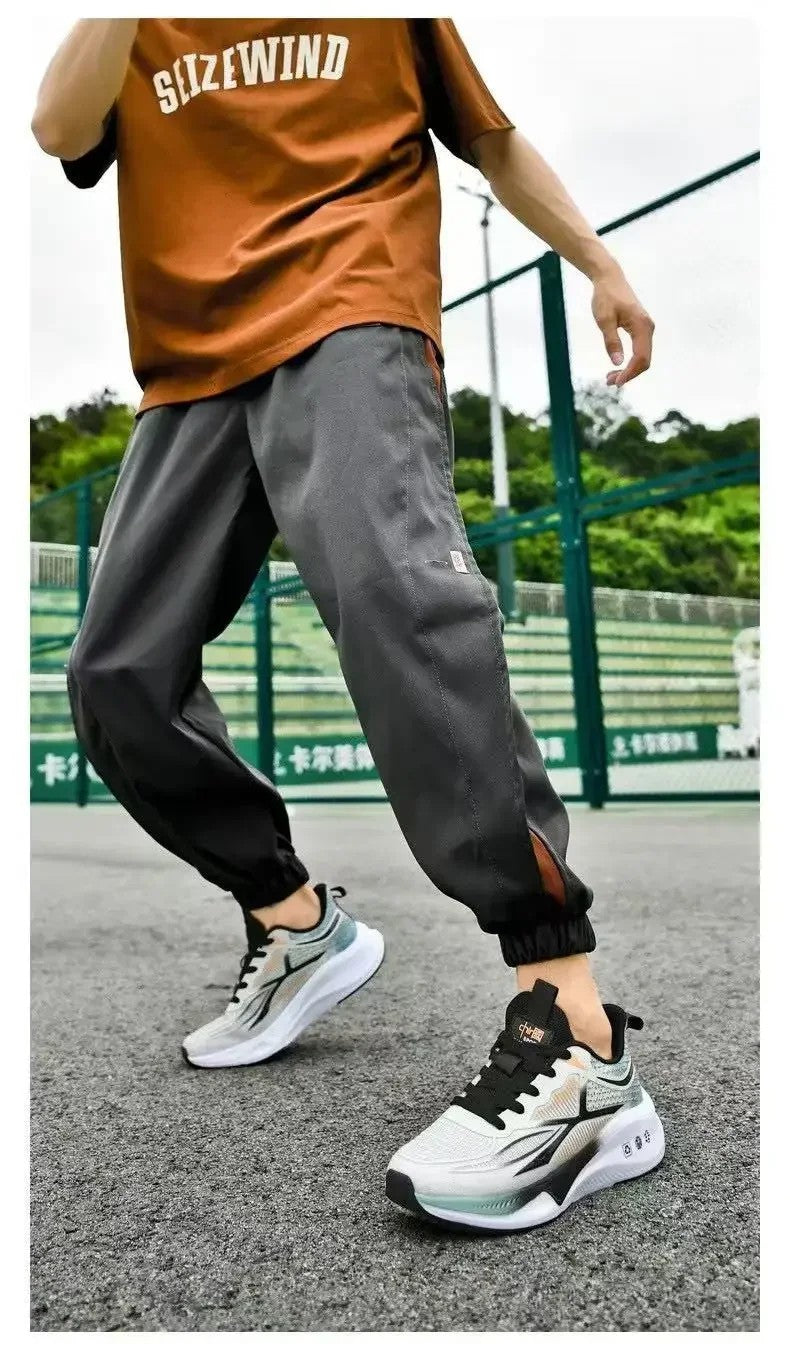 Hardloop- en wandelschoenen voor heren - Veterschoenen, lichtgewicht, comfortabele en ademende tennissneakers