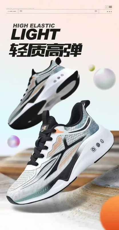 Hardloop- en wandelschoenen voor heren - Veterschoenen, lichtgewicht, comfortabele en ademende tennissneakers