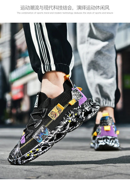 Schoenen heren Sneakers Mannelijke casual herenschoenen tenis Luxe schoenen Trainer Race Ademende schoenen mode loafers loopschoenen voor heren