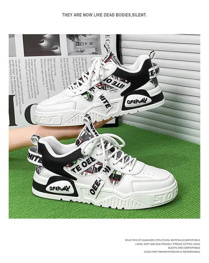 Casual mode lederen sneakers Nieuwe skateboard herenschoenen Outdoor hardloopsportschoenen Wandelen Tennisplatform Luxe schoenen