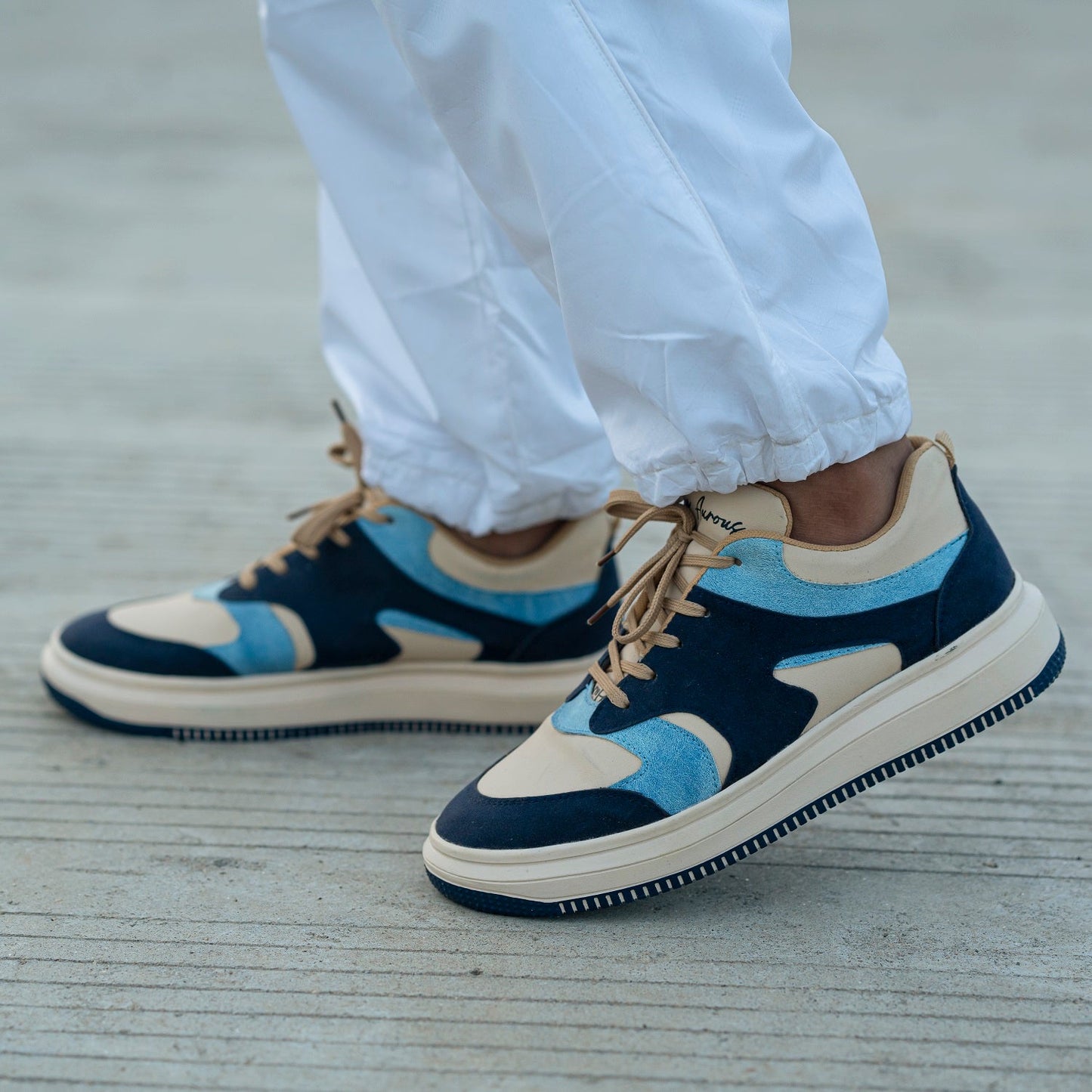 The Aurous Falcon Blue Sneakers
