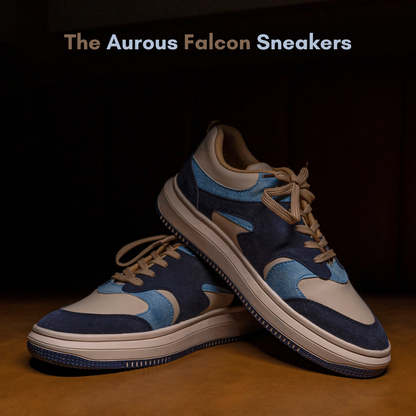 The Aurous Falcon Blue Sneakers