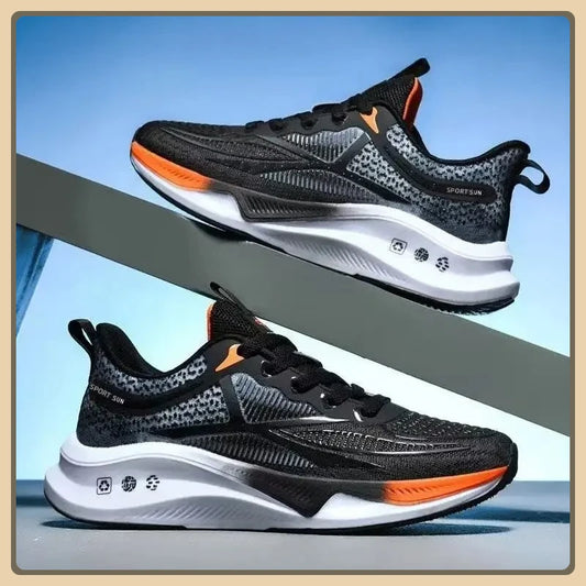 Hardloop- en wandelschoenen voor heren - Veterschoenen, lichtgewicht, comfortabele en ademende tennissneakers